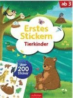 Erstes Stickern - Tierkinder 1