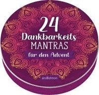 bokomslag Adventskalender in der Dose. 24 Dankbarkeitsmantras für den Advent
