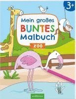 bokomslag Mein großes buntes Malbuch - Zoo