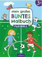 bokomslag Mein großes buntes Malbuch - Fußball