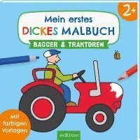 bokomslag Mein erstes dickes Malbuch ab 2 - Bagger und Traktoren