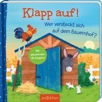 Elena Bruns - Klapp auf! Wer versteckt sich auf dem Bauernhof?, Kartonnage