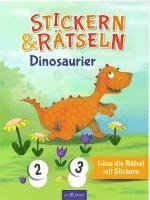 bokomslag Stickern & Rätseln - Dinosaurier