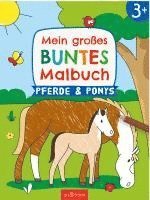 bokomslag Mein großes buntes Malbuch - Pferde und Ponys