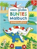 bokomslag Mein großes buntes Malbuch - Dinosaurier