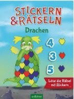 bokomslag Stickern & Rätseln ab 3: Stickern & Rätseln - Drachen