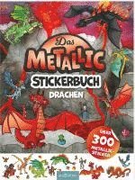 bokomslag Das Metallic-Stickerbuch - Drachen