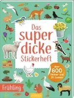 bokomslag Das superdicke Stickerheft - Frühling