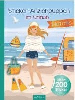 bokomslag Sticker-Anziehpuppen Metallic - Im Urlaub