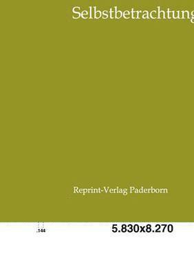 Selbstbetrachtungen