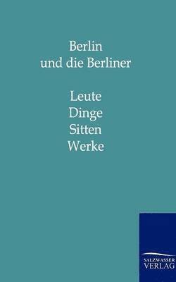 bokomslag Berlin Und Die Berliner