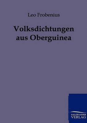 bokomslag Volksdichtungen aus Oberguinea