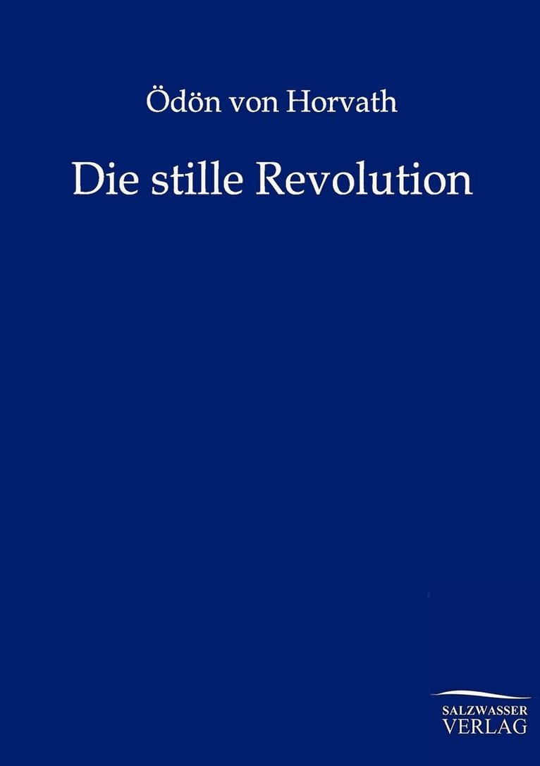 Die stille Revolution 1