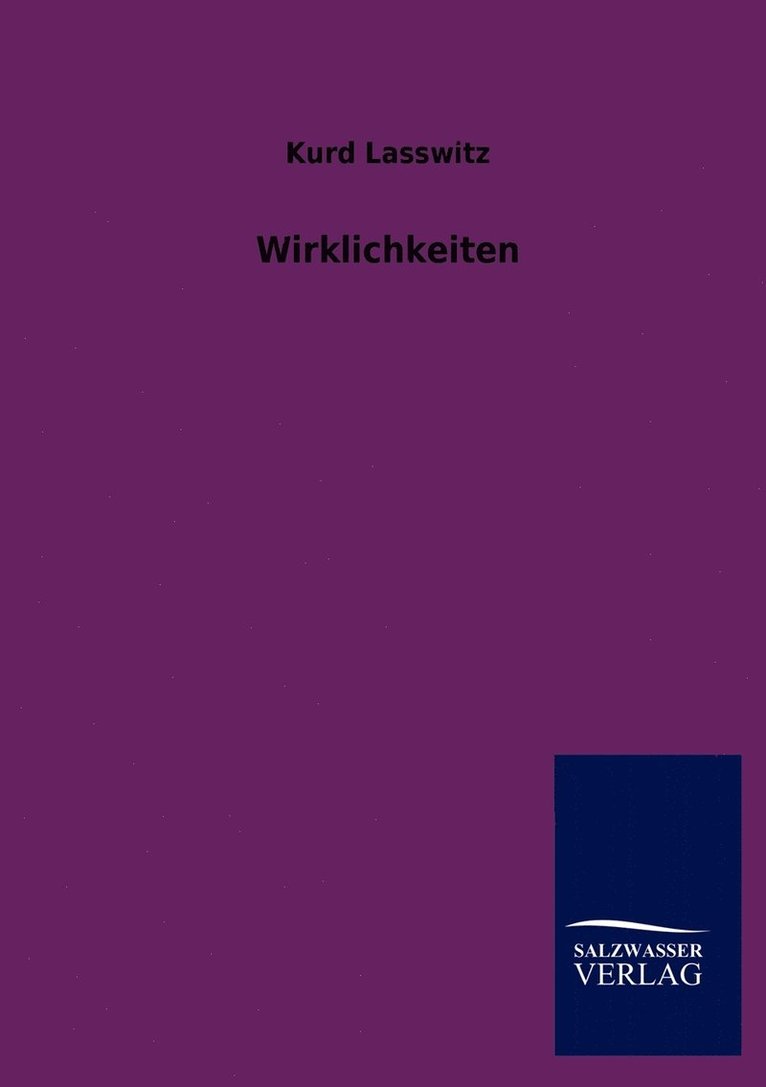 Wirklichkeiten 1