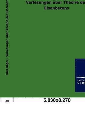 Vorlesungen über Theorie des Eisenbetons