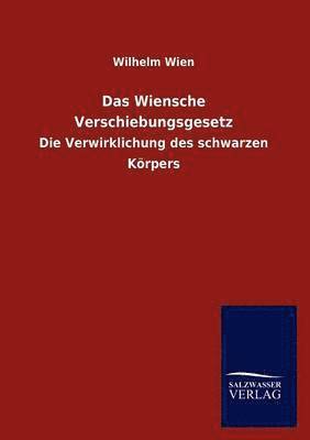 bokomslag Das Wiensche Verschiebungsgesetz