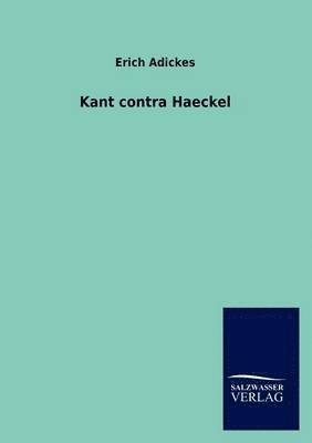 bokomslag Kant contra Haeckel