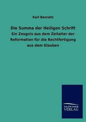 Karl Benrath - Summa der Heiligen Schrift, Häftad