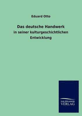 bokomslag Das deutsche Handwerk