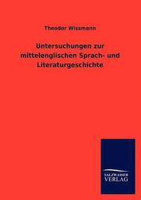 bokomslag Untersuchungen zur mittelenglischen Sprach- und Literaturgeschichte