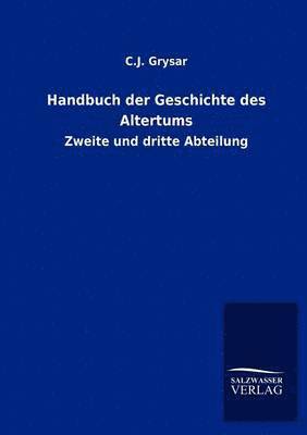 Handbuch der Geschichte des Altertums 1