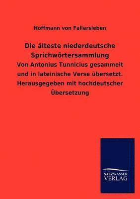 bokomslag älteste niederdeutsche Sprichwörtersammlung