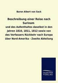 bokomslag Beschreibung einer Reise nach Surinam