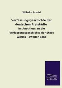 bokomslag Verfassungsgeschichte Der Deutschen Freistadte