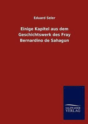 bokomslag Einige Kapitel aus dem Geschichtswerk des Fray Bernardino de Sahagun