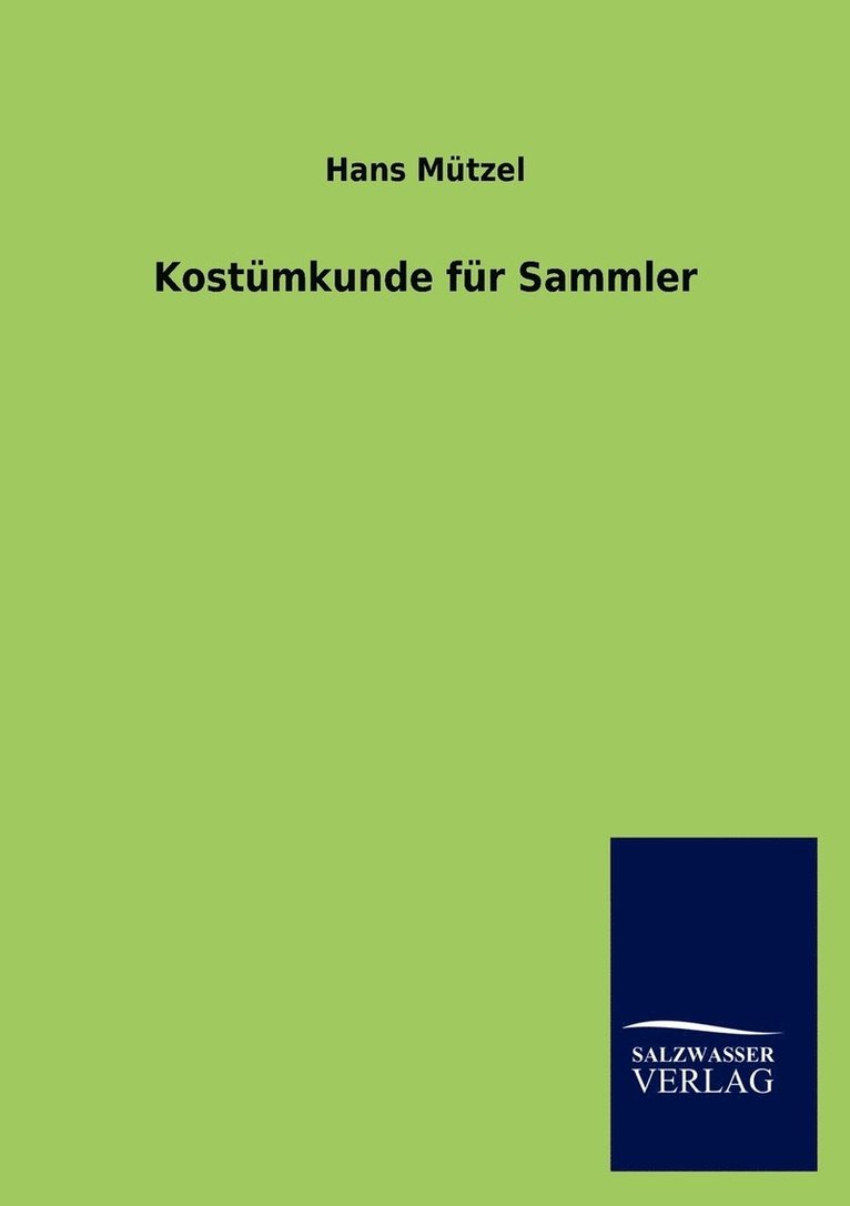 Kost Mkunde Fur Sammler 1