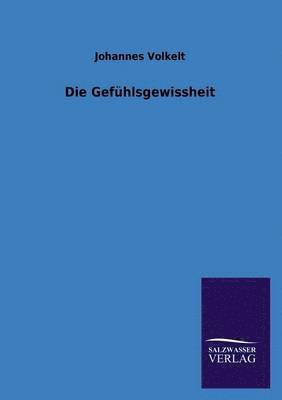 bokomslag Gefühlsgewissheit