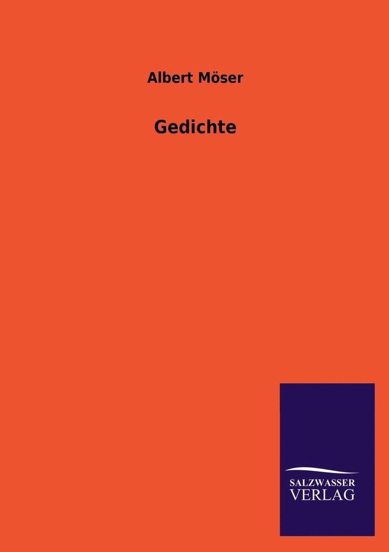 Gedichte 1