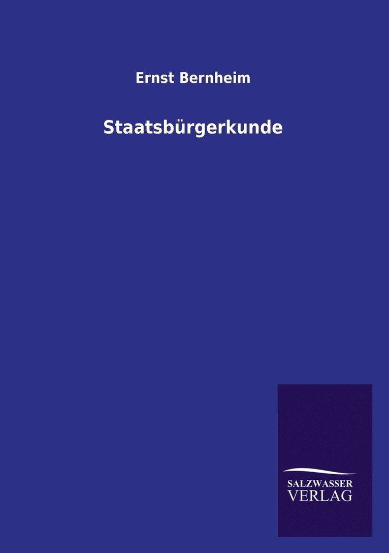 Staatsbürgerkunde