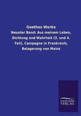 Goethes Werke 1