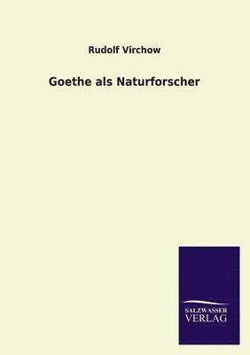 bokomslag Goethe als Naturforscher