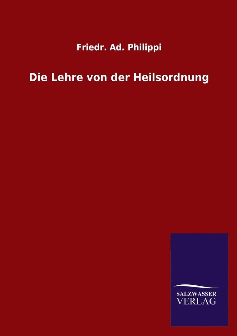 Lehre von der Heilsordnung