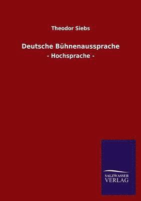 bokomslag Deutsche Bhnenaussprache
