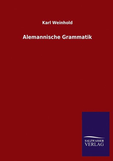 bokomslag Alemannische Grammatik