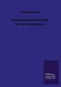 bokomslag Deutsche Literaturkunde