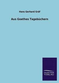 bokomslag Aus Goethes Tagebchern