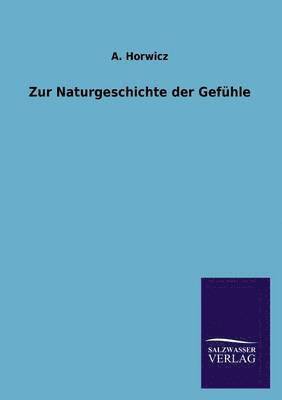 bokomslag Zur Naturgeschichte der Gefhle