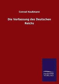 bokomslag Verfassung des Deutschen Reichs