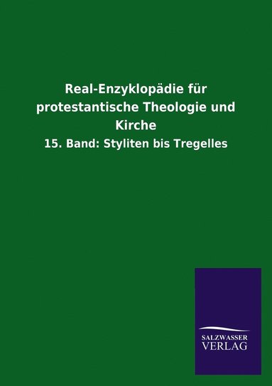 bokomslag Real-Enzyklopädie für protestantische Theologie und Kirche