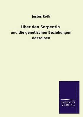 Justus Roth - Uber Den Serpentin, Häftad