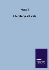 bokomslag Literaturgeschichte