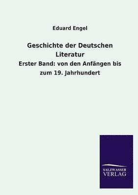 bokomslag Geschichte Der Deutschen Literatur