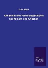 bokomslag Ahnenbild Und Familiengeschichte Bei Romern Und Griechen
