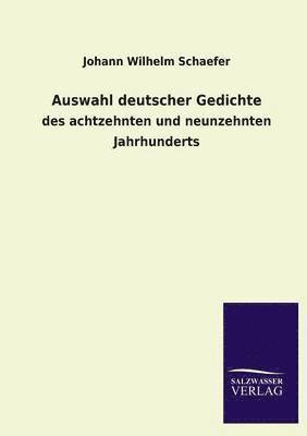 bokomslag Auswahl Deutscher Gedichte