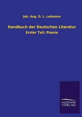 bokomslag Handbuch der Deutschen Literatur