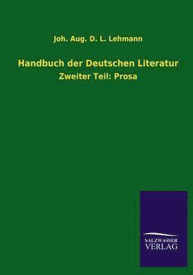 bokomslag Handbuch der Deutschen Literatur